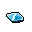 blue glass plate