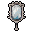 silver hand mirror