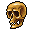 golden skull