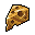 golden cheese wedge