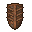slightly rusted shield