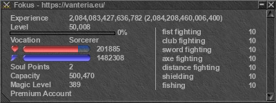 Signature for player Fokus