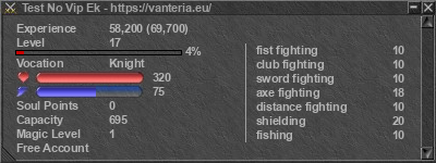 Signature for player Test No Vip Ek